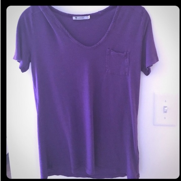 T by Alexander Wang classic v neck T - Picture 4 of 4