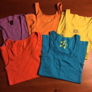 BUNDLE 5 Ribbed Tank Tops