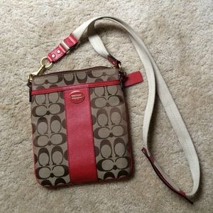 Red Coach Purse