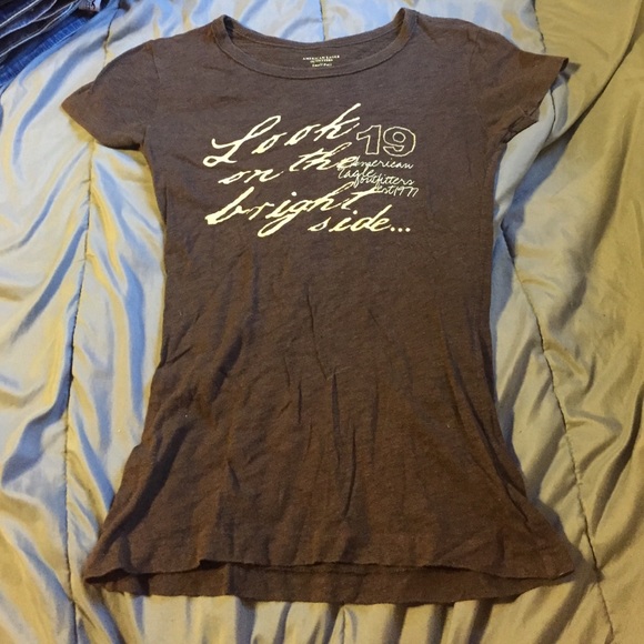 Brown American eagle t shirt small
