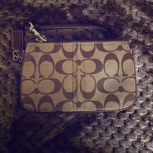 100% Authentic Coach Wristlet