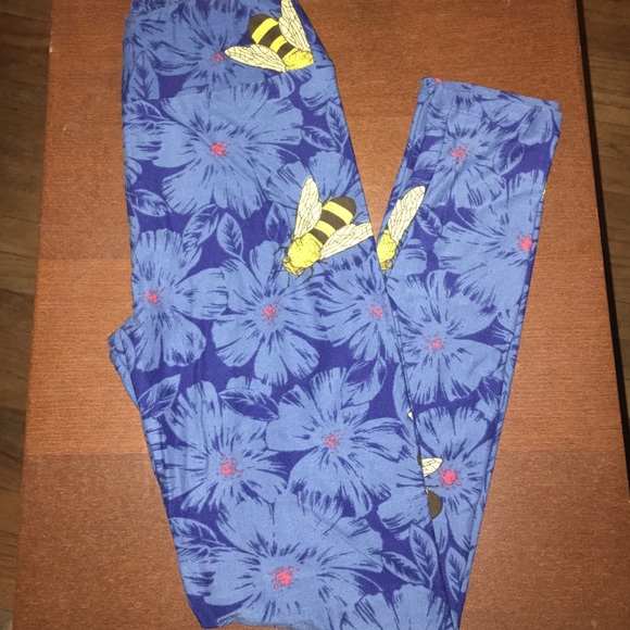 LuLaRoe leggings with large bees