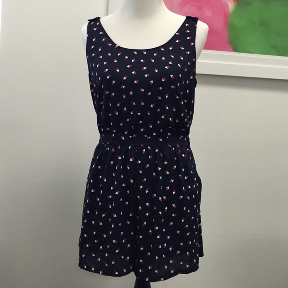 Red, White and Blue Romper