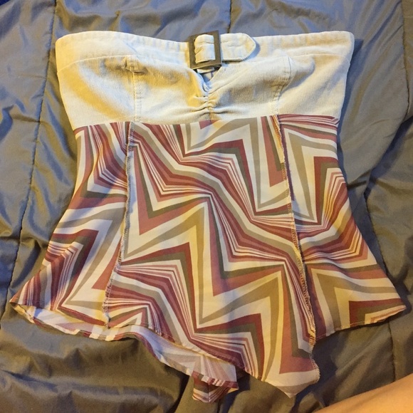 Medium Charlotte Russe strapless top