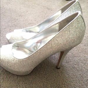 Silver heels