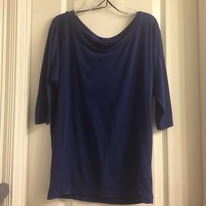 Blue baggy tee