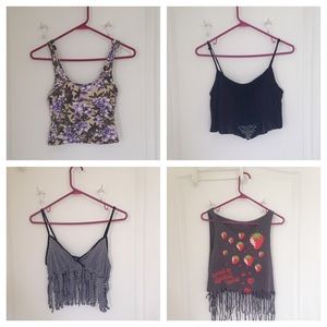 Crop tank top bundle :)