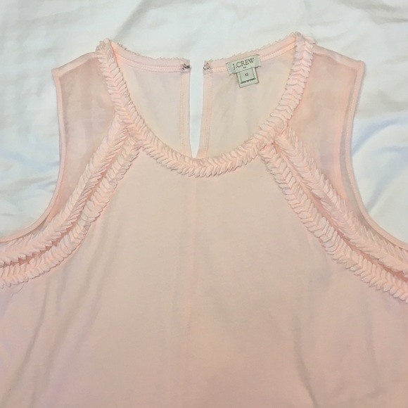 Pink ruffle JCrew top - Picture 1 of 4