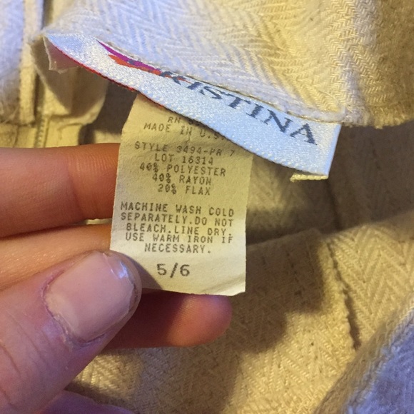 (SOLD) Size 5/6 Cristina pleated skirt - Picture 4 of 4