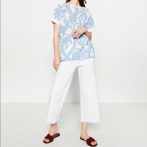 Zara paisley print t-shirt