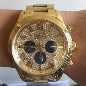 Micheal Kors Swarovski crystal watch