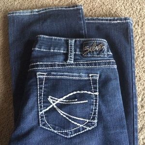 Silver bootcut jeans