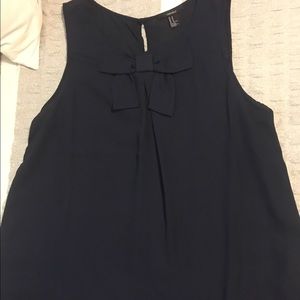 Forever 21 Bow Front Tank Top Blouse