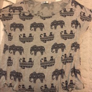 Blu Planet Pacsun Elephant T Shirt