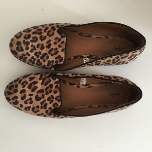 Cheetah loafers