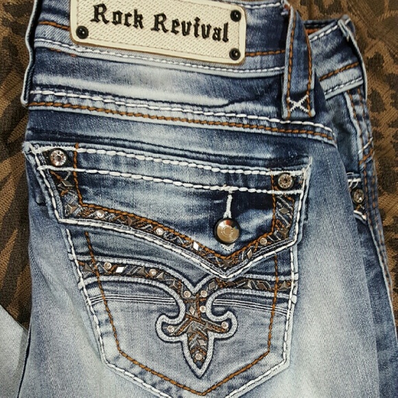 Rock revival jeans, Kaylin sz 28 boot