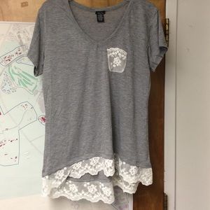 Rue 21 Gray shirt