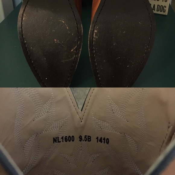 Genuine Leather Cowboy Boots - Picture 4 of 7