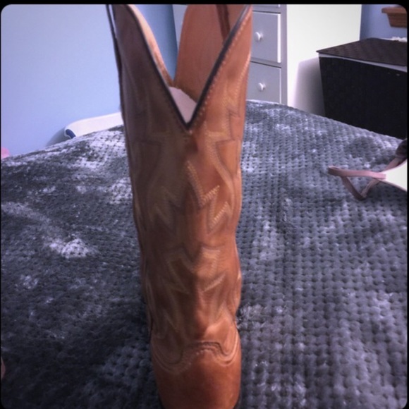 Genuine Leather Cowboy Boots - Picture 5 of 7