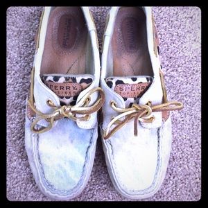 denim/leopard sperry top-siders