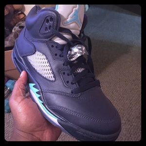 Midnight Navy Air Jordan 5s. Never worn.