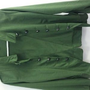 Forest green cardigan