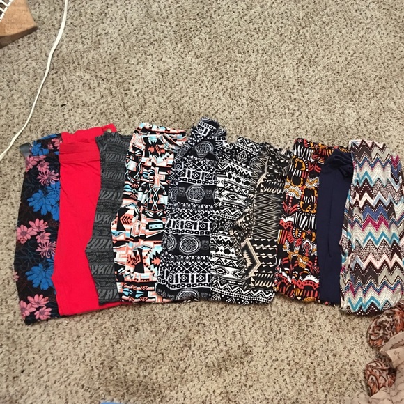 10 pairs of leggings