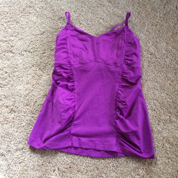Purple lululemon workout tank top