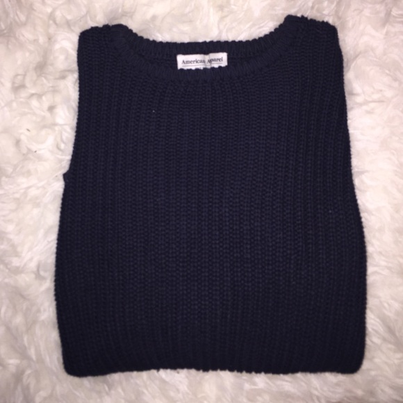 AA Navy Knit Sweater