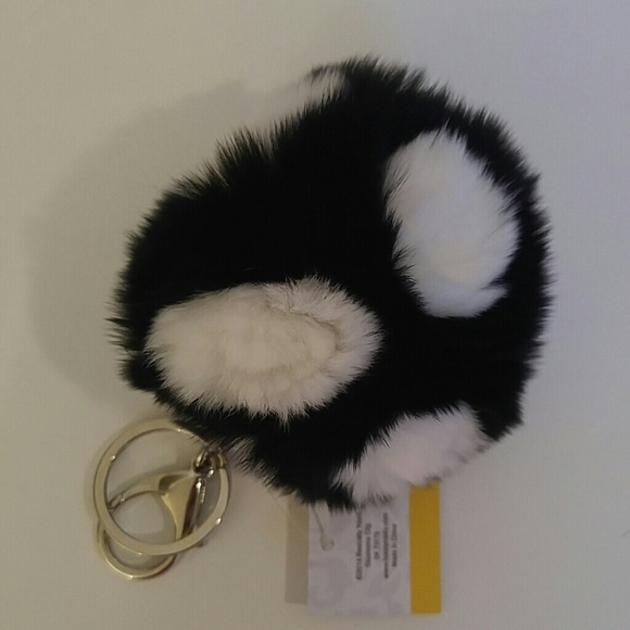 New with tags real rabbit fur pompom - Picture 2 of 3