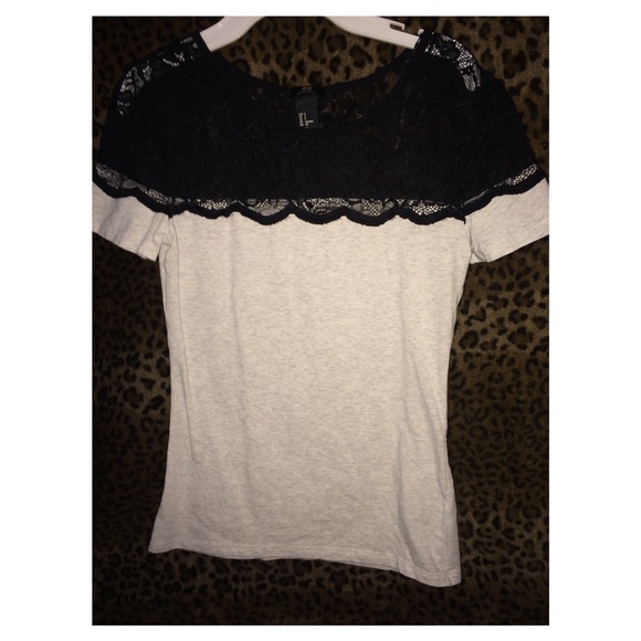 Top with lace detailing