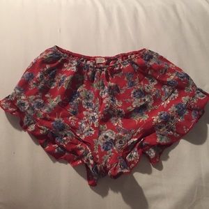 brandy melville flowy shorts