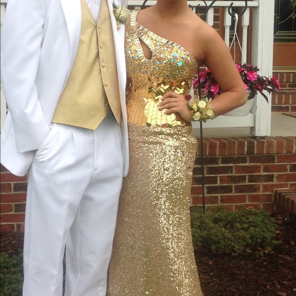 GOLD CLARISSE PROM/FORMAL/HOMECOMING DRESS
