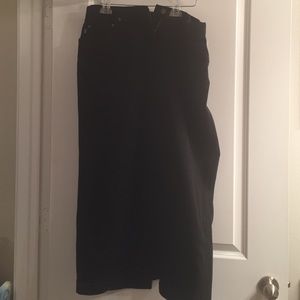Black Denim skirt