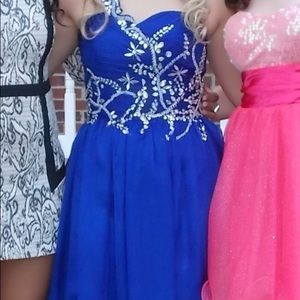 ROYAL BLUE HOMECOMING DRESS- Size 6