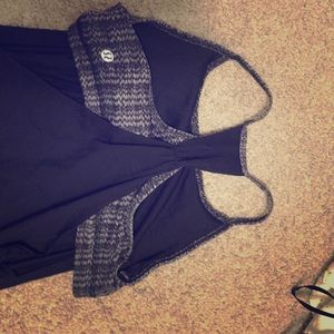 Lulu lemon workout top with bra insert