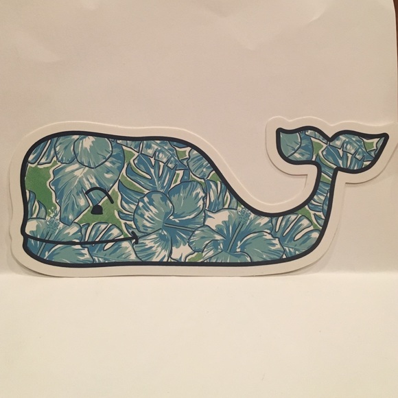 Limited edition vineyard vines whale sticker