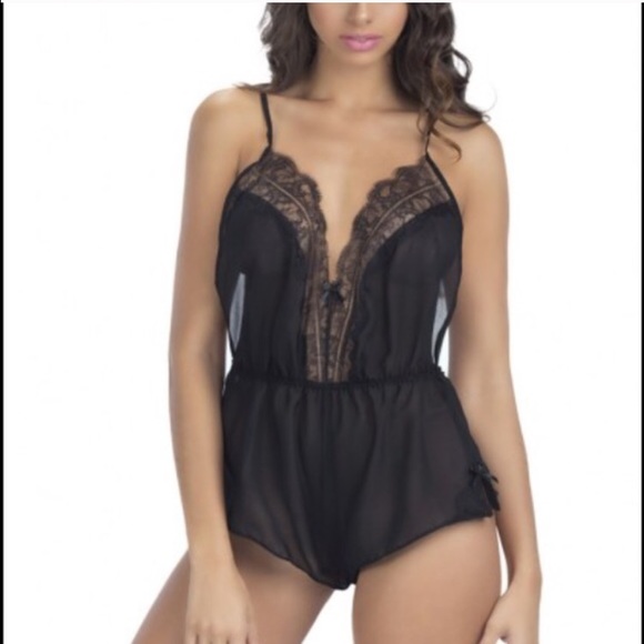Other - New M mesh sleep lingerie romper