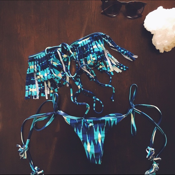 ACACIA swimwear rare Ibiza top in cantik print