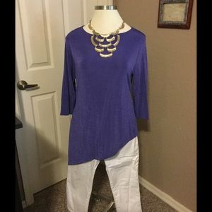 Chico's Size 2 (12-14) NWT asymmetrical tunic