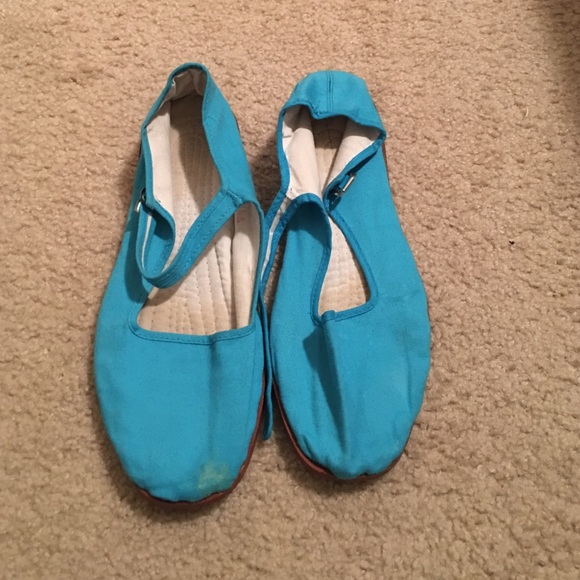 Blue Mary Jane Flat 😊