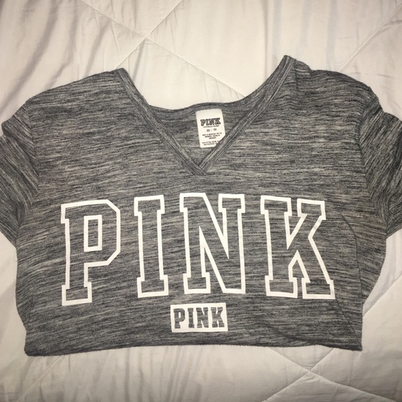 PINK short sleeve logo tee