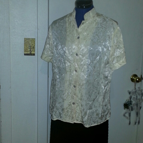 Cold water creek asian style top