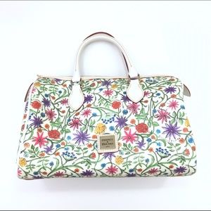 White Floral Dooney and Bourke Handbag