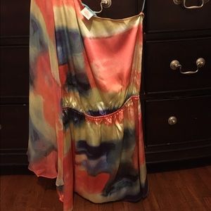 Marciano asymmetrical blouse
