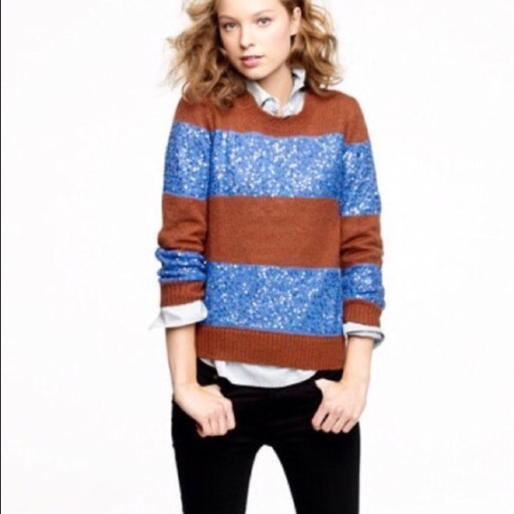 Jcrew sequin sweater