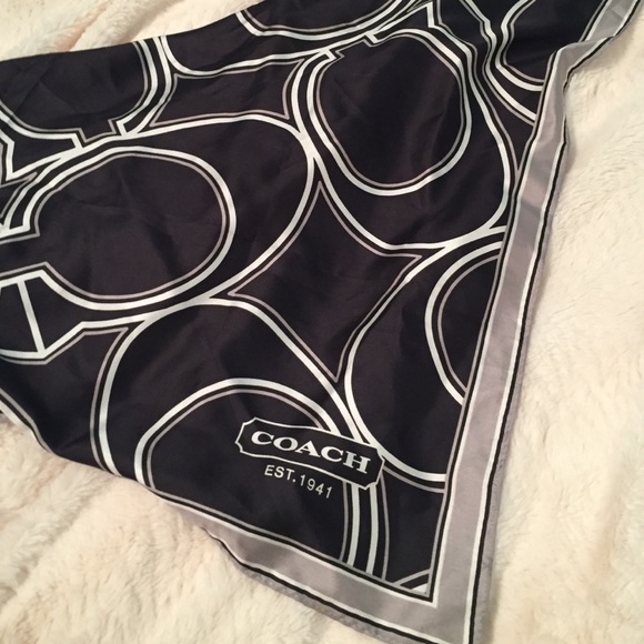 Coach Satin Neck scarf