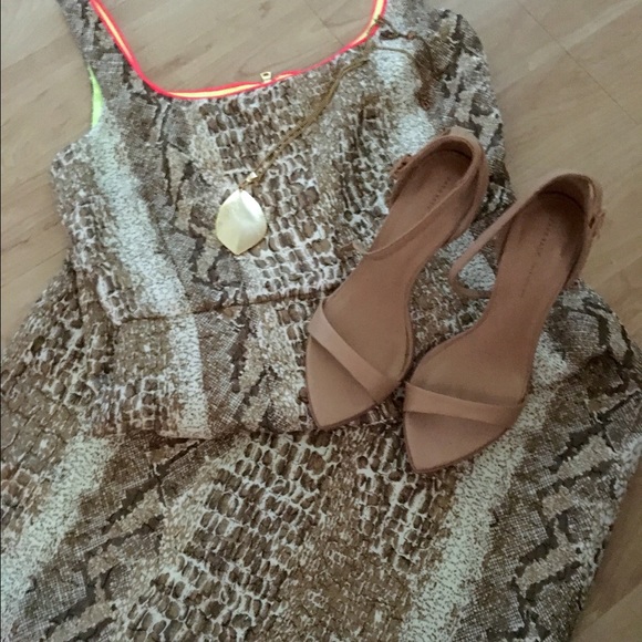Zara Nude Sandals
