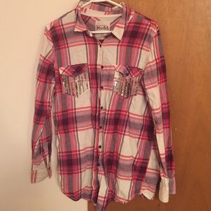 Plaid button up