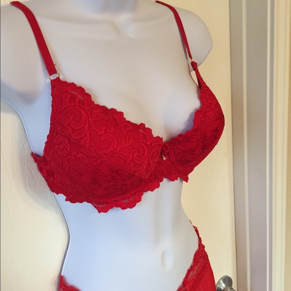 Red bra